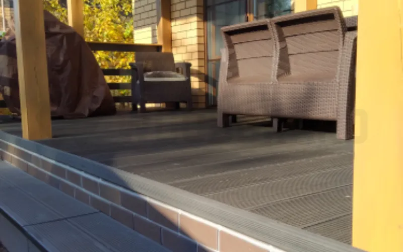 Размеры террасной доски из ДПК. Какая длина, ширина, цены.